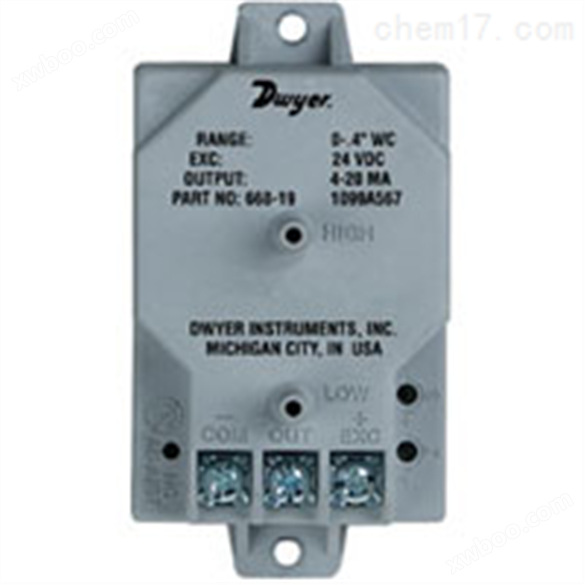 Dwyer 668-16系列微差压变送器