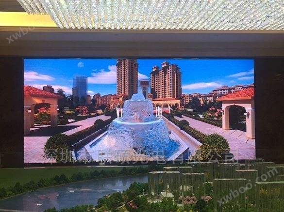 酒店会议厅p1.8LED全彩显示屏一平方多少钱