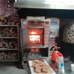 果木碳烤炉 果木扒炉 果木木炭两用炉
