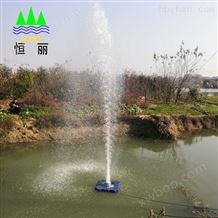 涌泉式喷泉曝气机安装方法