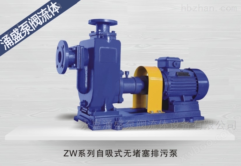 ZW无堵塞污水泵排污泵5米吸程泵清水泵ZX