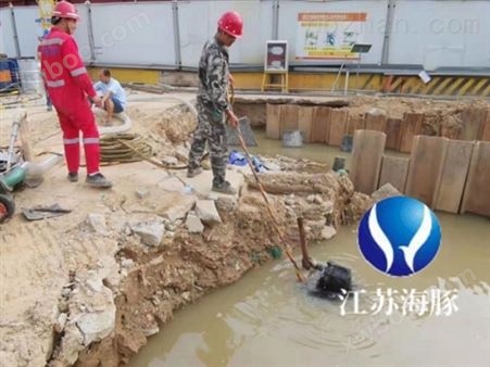 新疆管道口气囊封堵公司、潜水员水下封堵作业