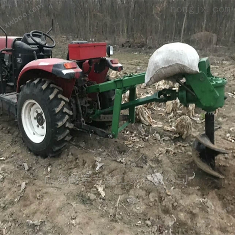 衡水拖拉机带动挖树坑的机械