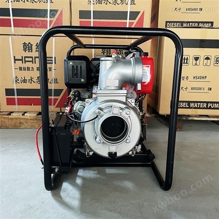新款移动式4寸柴油机水泵