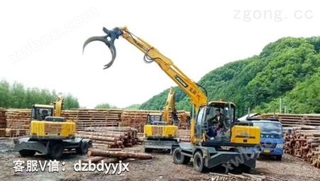 挖掘机抓木机多少钱？